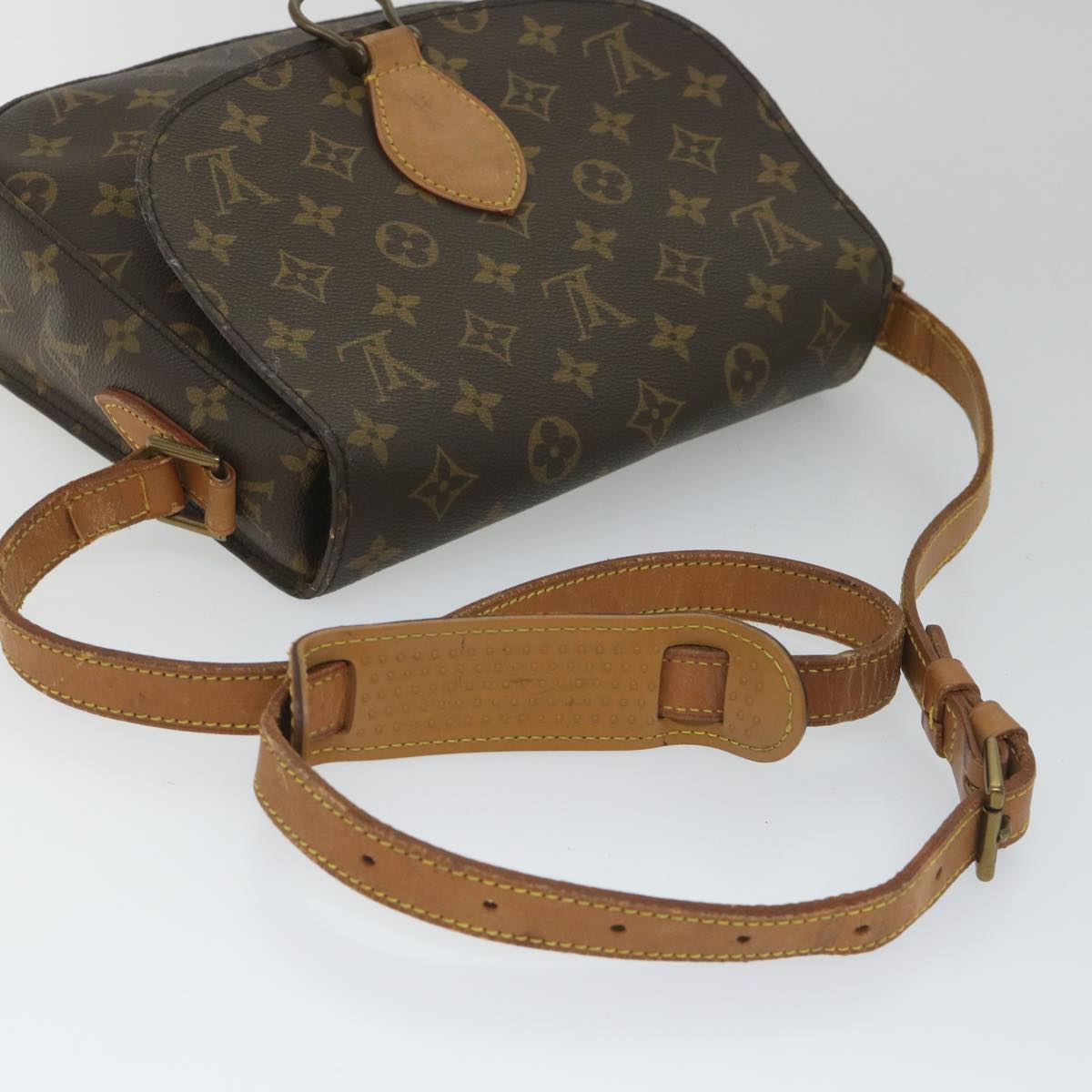 LOUIS VUITTON Monogram Saint Cloud GM Shoulder Bag M51242 LV Auth bs8936