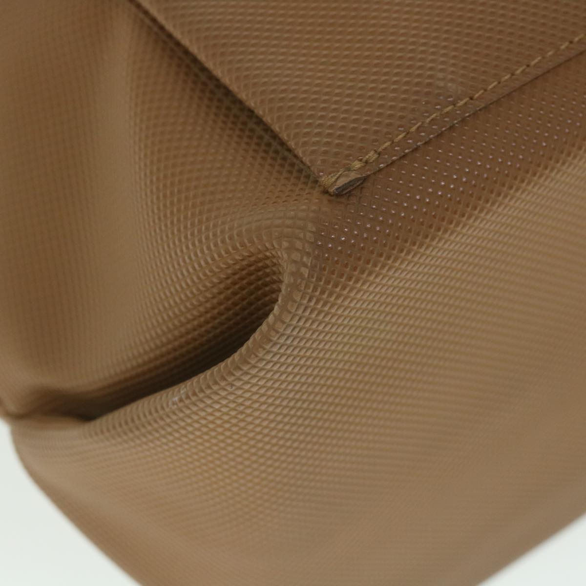 BOTTEGAVENETA Tote Bag PVC Leather Brown Auth bs8997