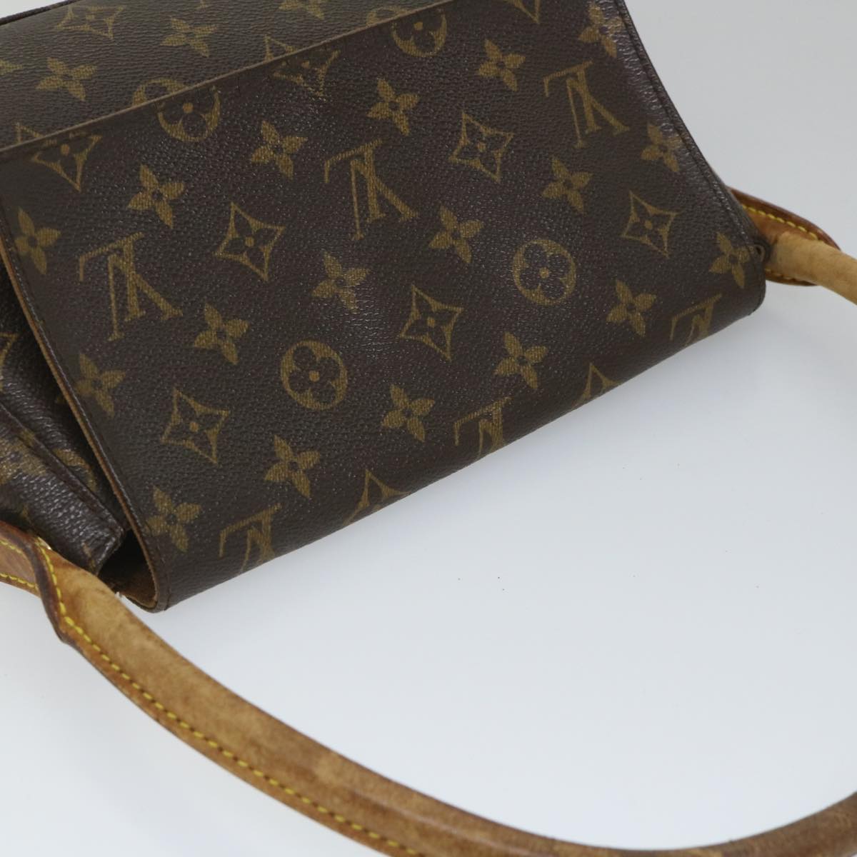 LOUIS VUITTON Monogram Mini Looping Shoulder Bag M51147 LV Auth bs9002