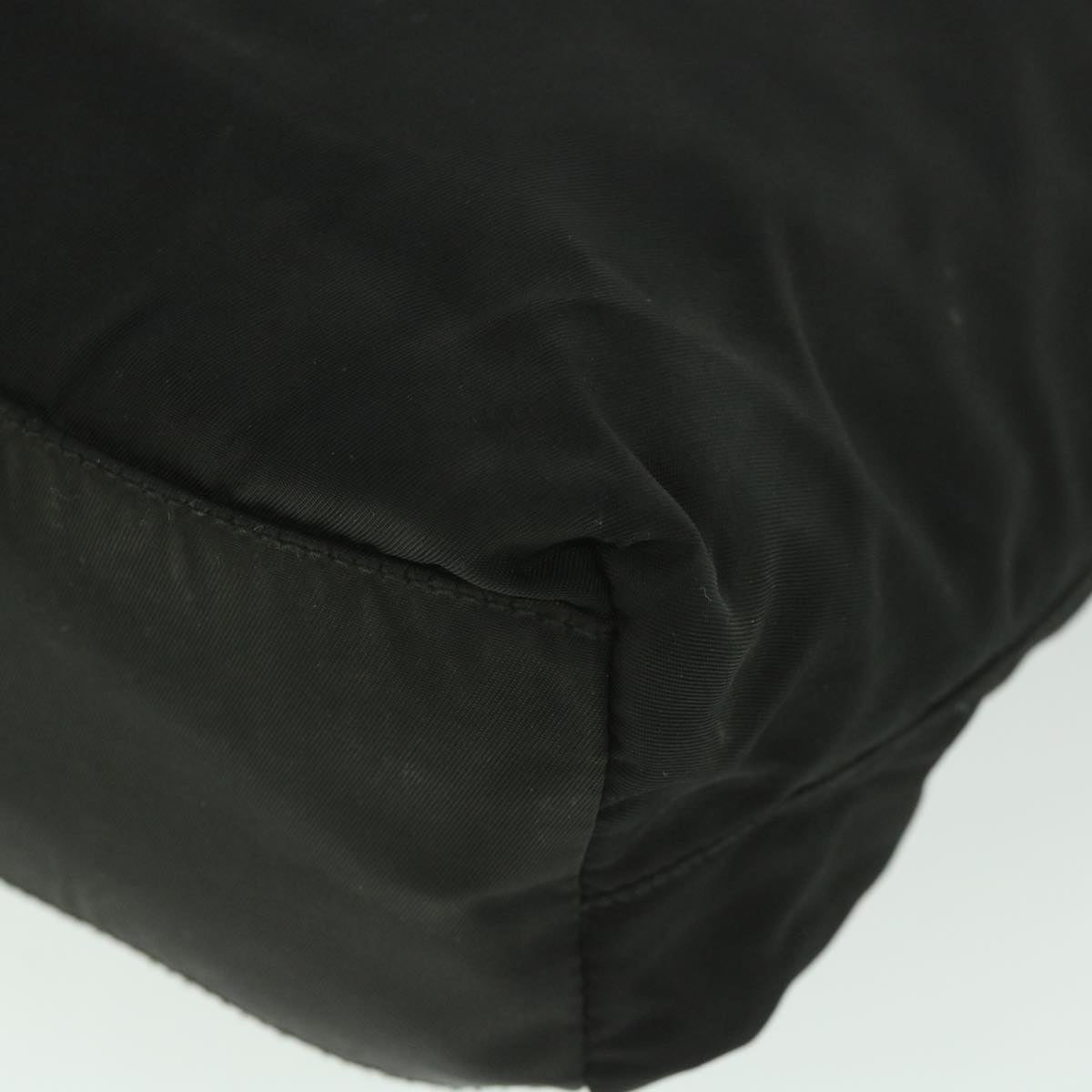 PRADA Hand Bag Nylon Black Auth bs9004