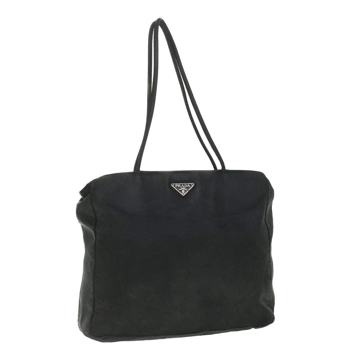 PRADA Shoulder Bag Nylon Black Auth bs9005