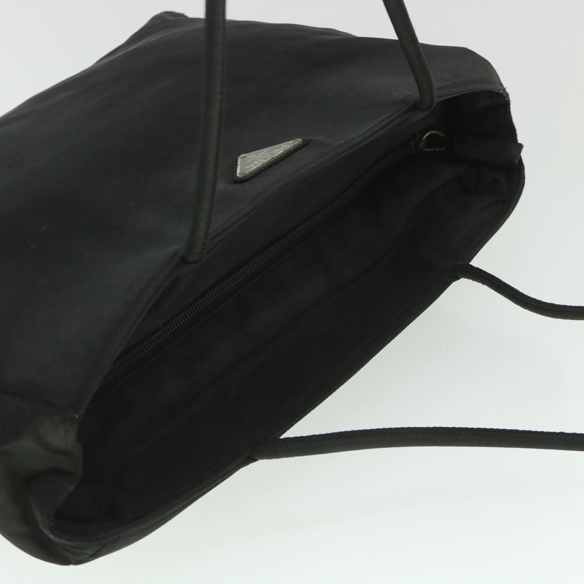 PRADA Shoulder Bag Nylon Black Auth bs9005