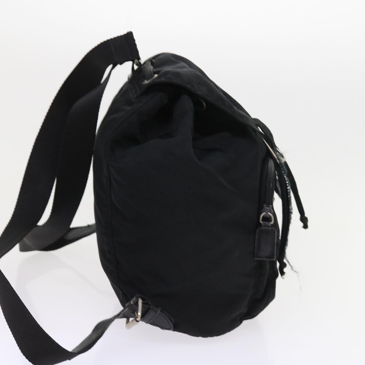 PRADA Backpack Nylon Black Auth bs9041