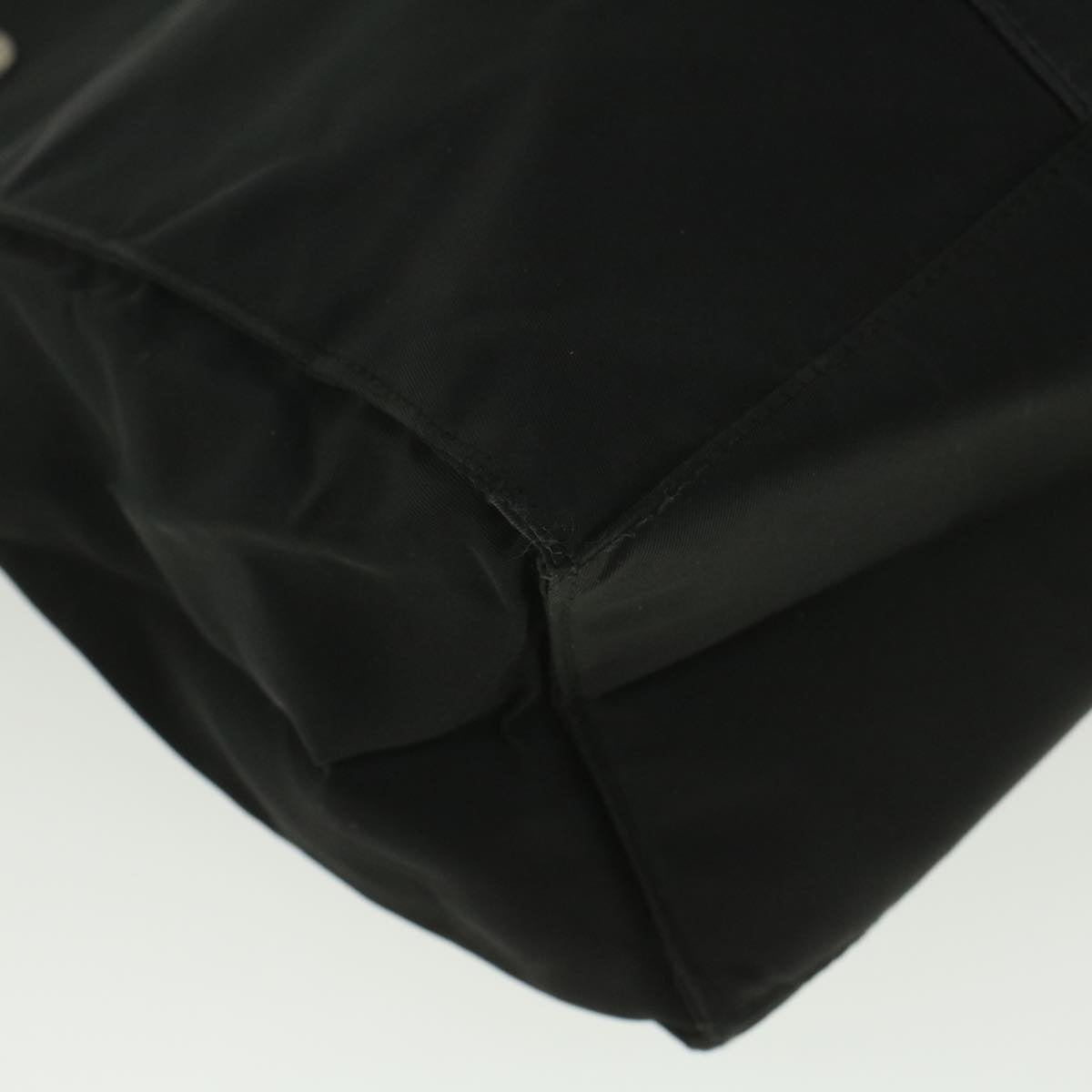 PRADA Hand Bag Nylon Black Auth bs9042