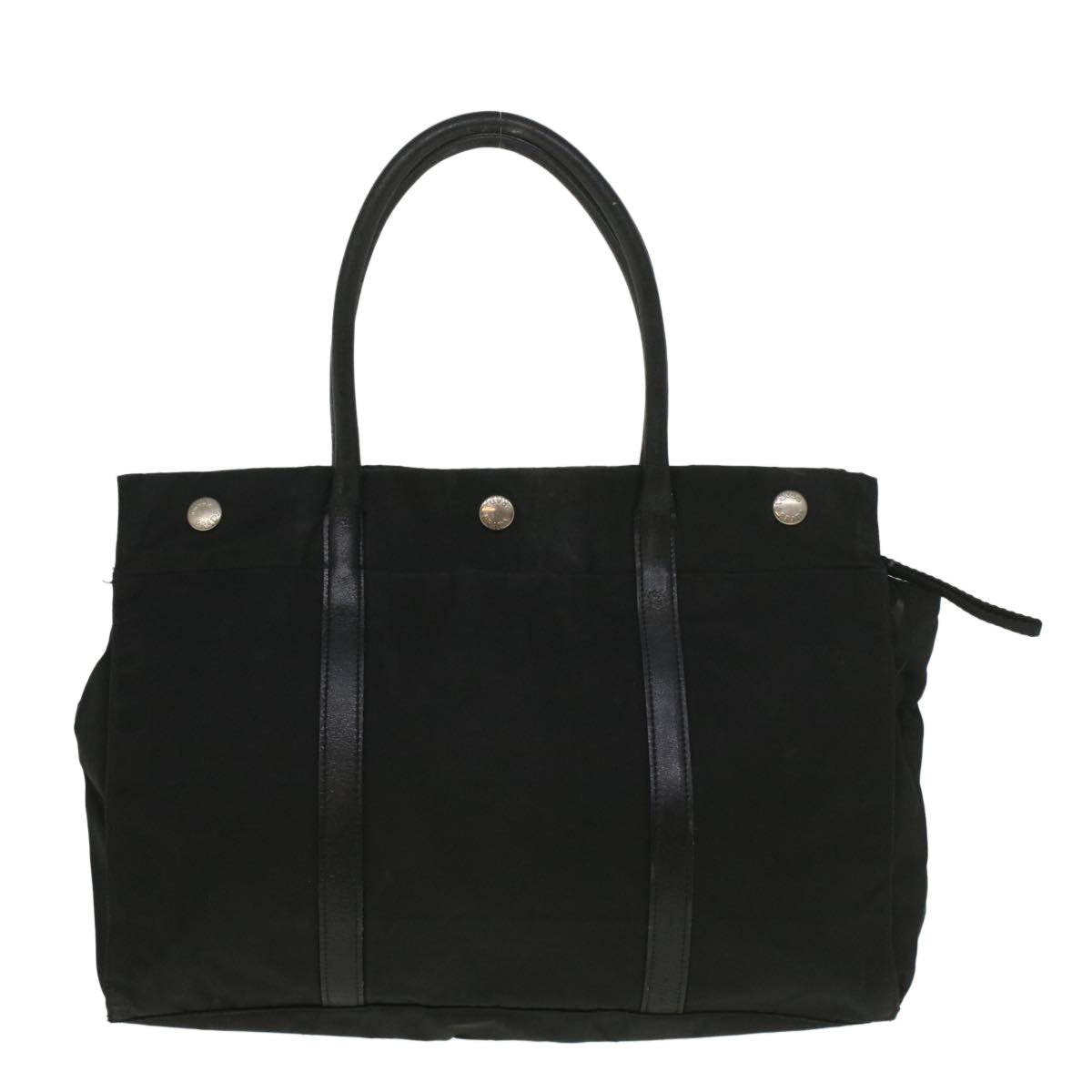 PRADA Hand Bag Nylon Black Auth bs9042 - 0
