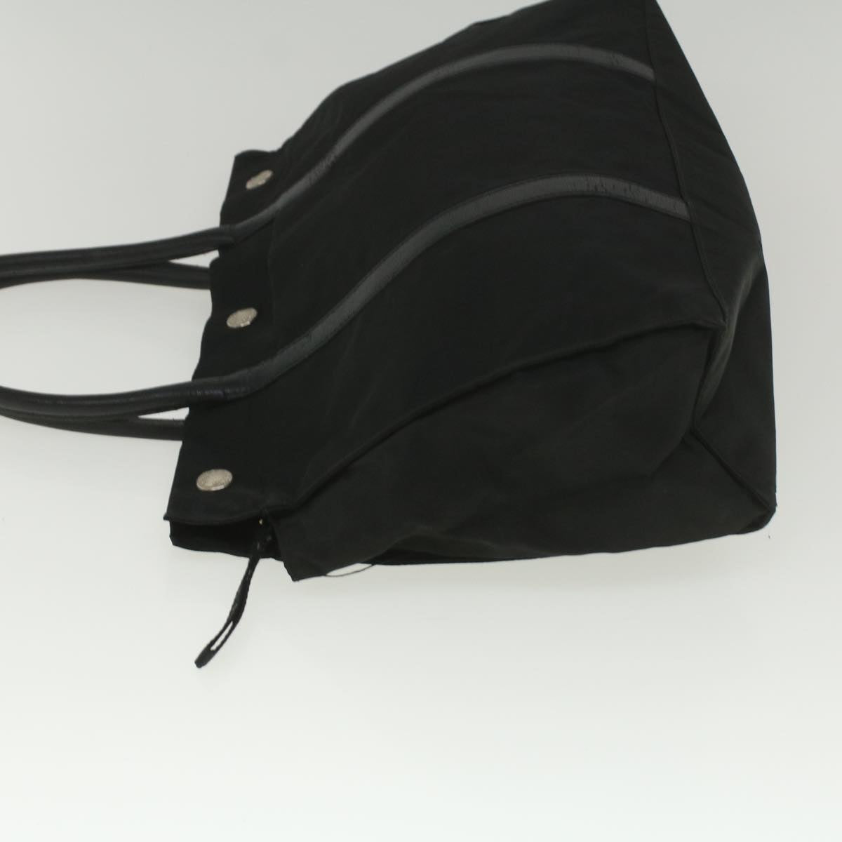 PRADA Hand Bag Nylon Black Auth bs9042