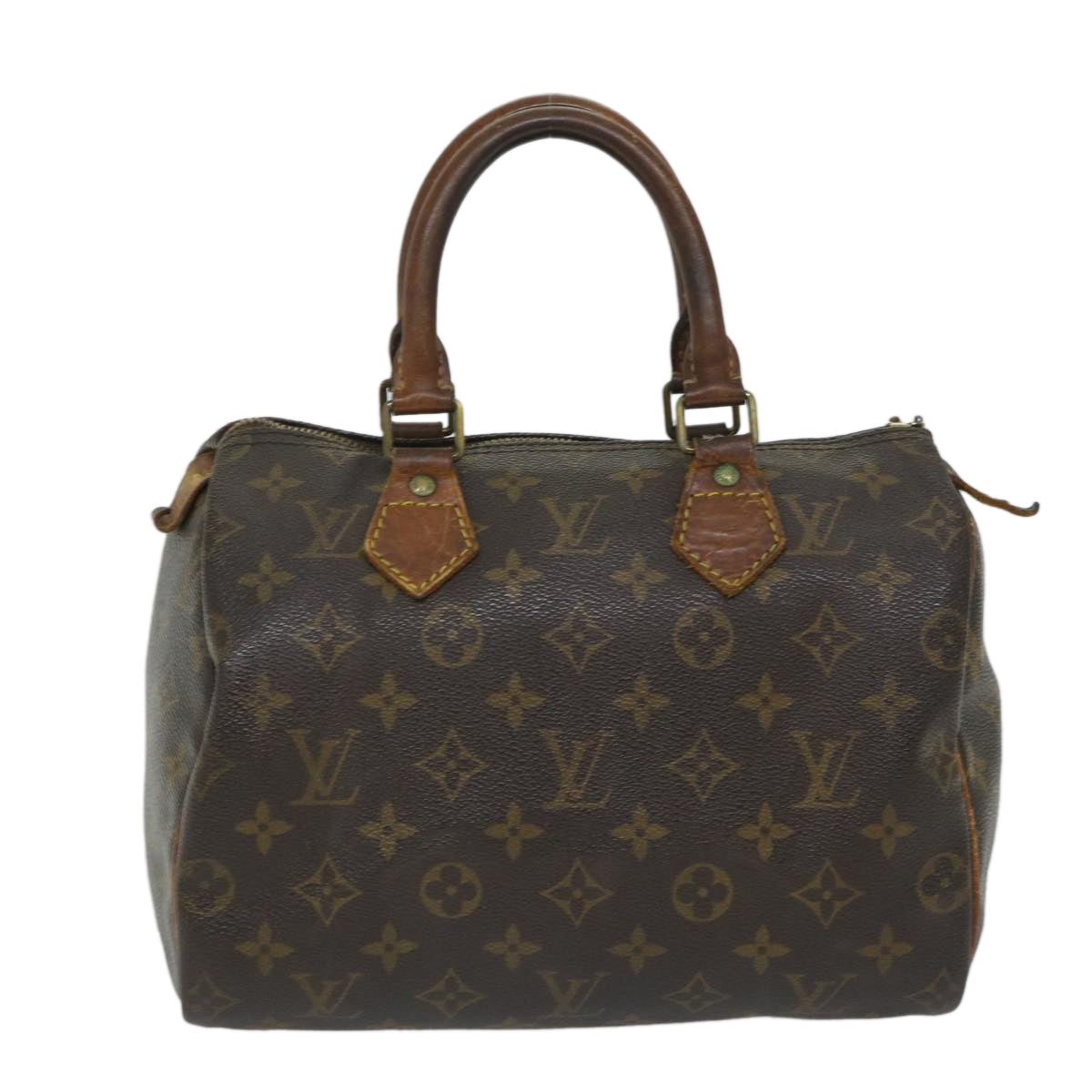 LOUIS VUITTON Monogram Speedy 25 Hand Bag M41528 LV Auth bs9054