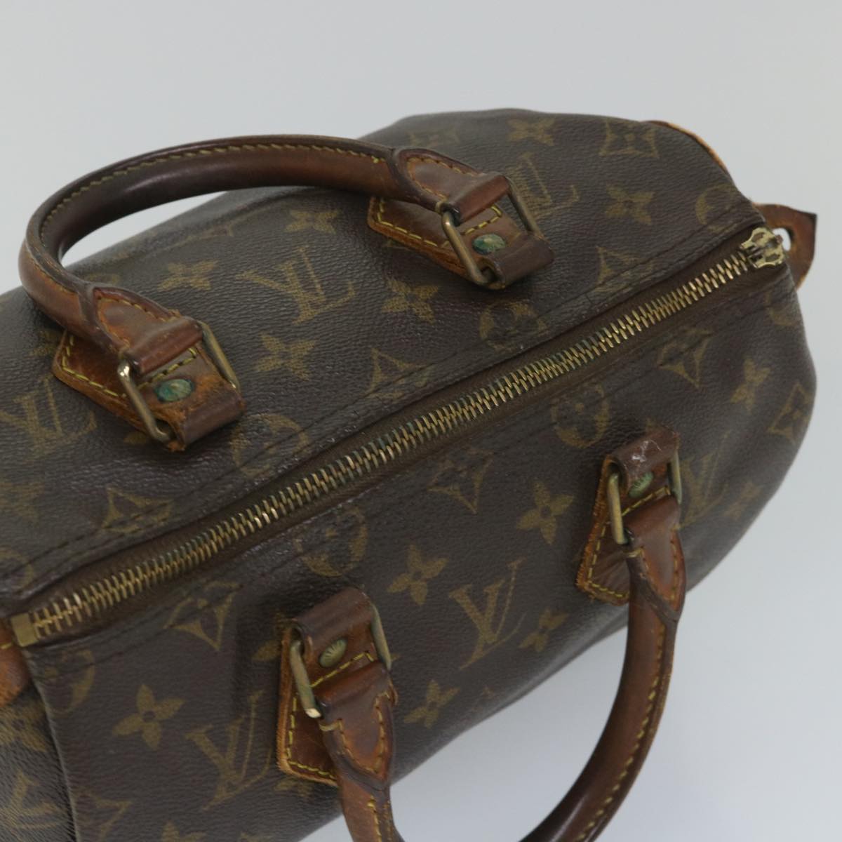 LOUIS VUITTON Monogram Speedy 25 Hand Bag M41528 LV Auth bs9054