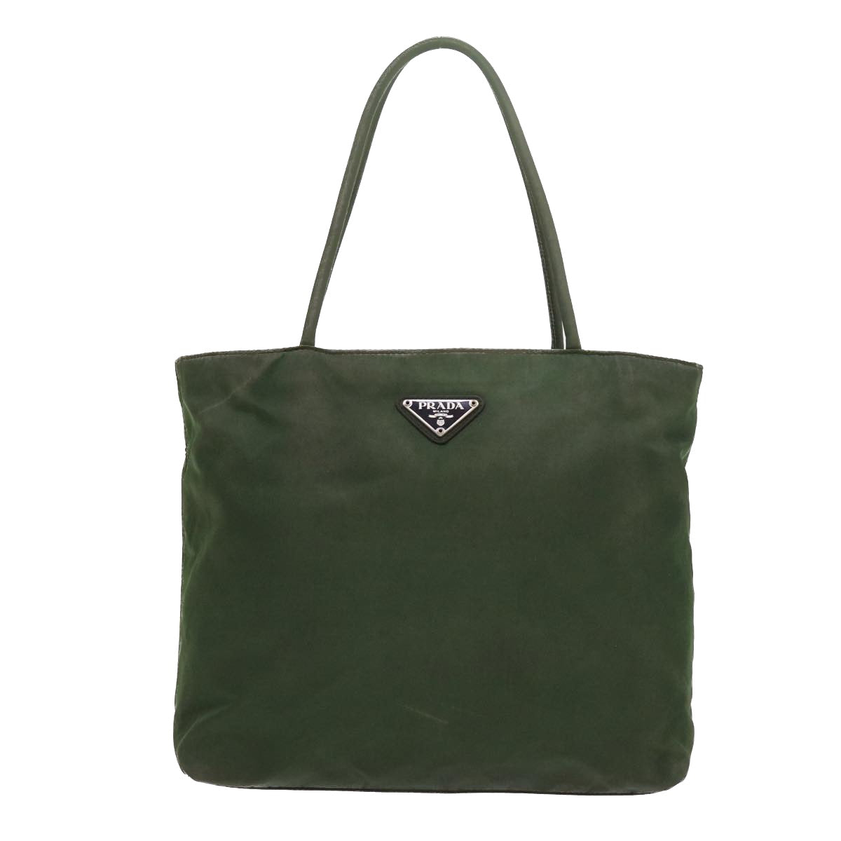 PRADA Shoulder Bag Nylon Green Auth bs9088