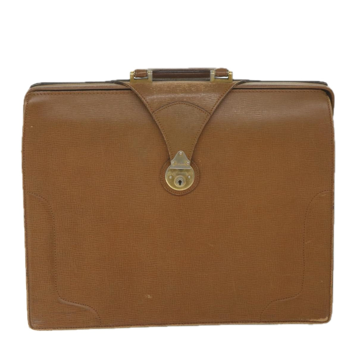 Burberrys Nova Check Shoulder clutch Hand Bag Leather 3Set Brown Auth bs9098 - 0