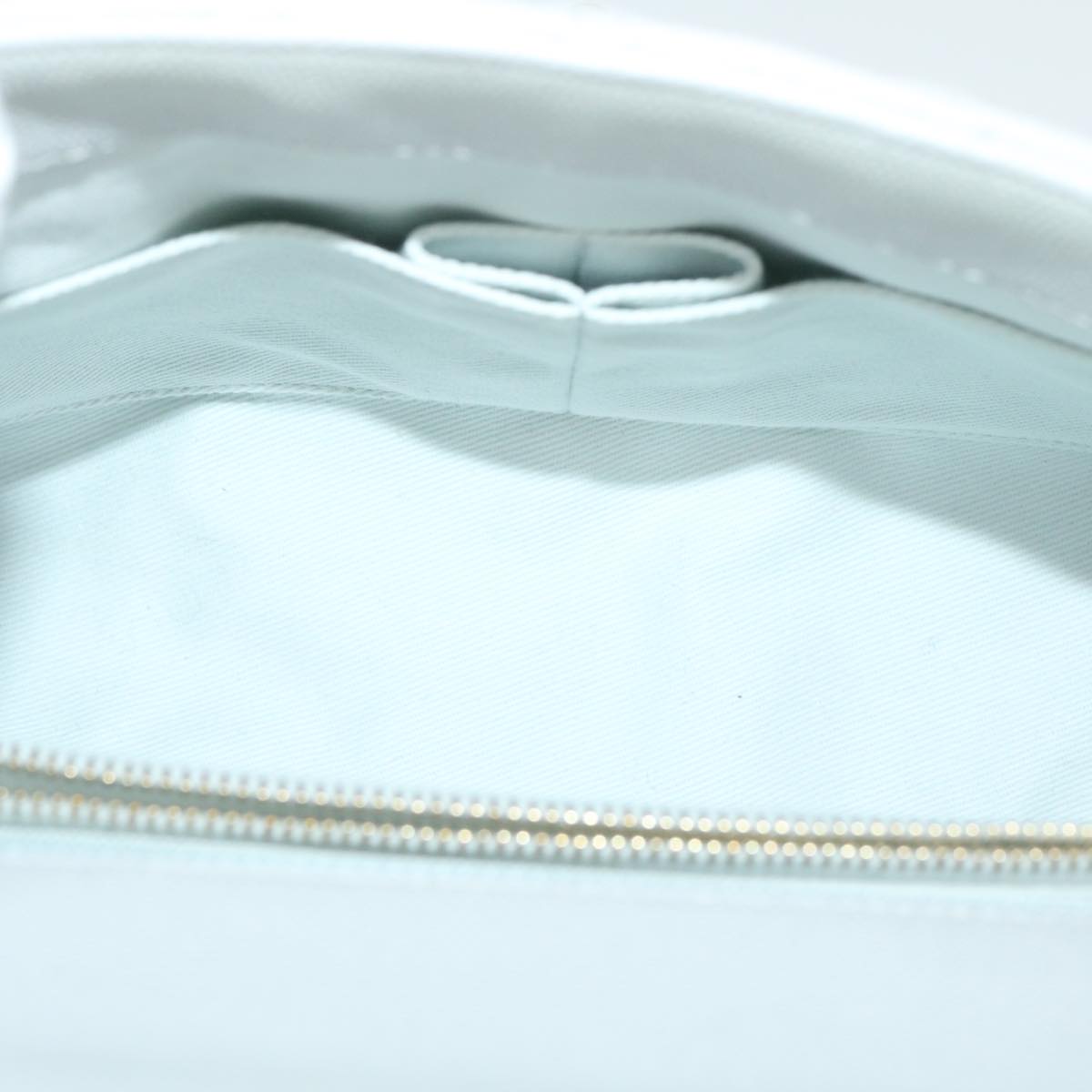 CHANEL Matelasse Chain Shoulder Hand Bag Caviar Skin 2way White CC Auth bs910A