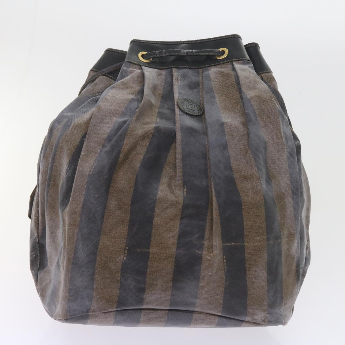 FENDI Pecan Canvas Wallet Shoulder Bag Coated Canvas 6Set Brown Auth bs9110