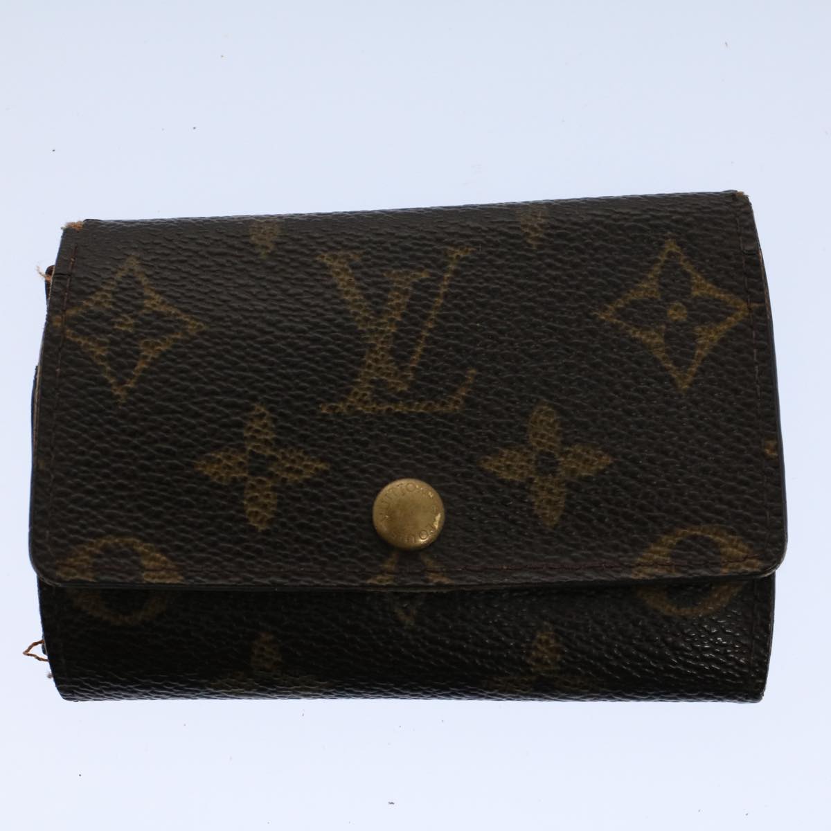 LOUIS VUITTON Monogram Coin Purse Key Case 9Set LV Auth bs9117