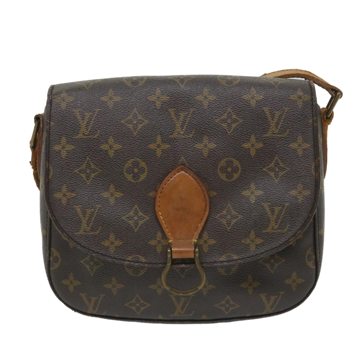 LOUIS VUITTON Monogram Saint Cloud GM Shoulder Bag M51242 LV Auth bs9135