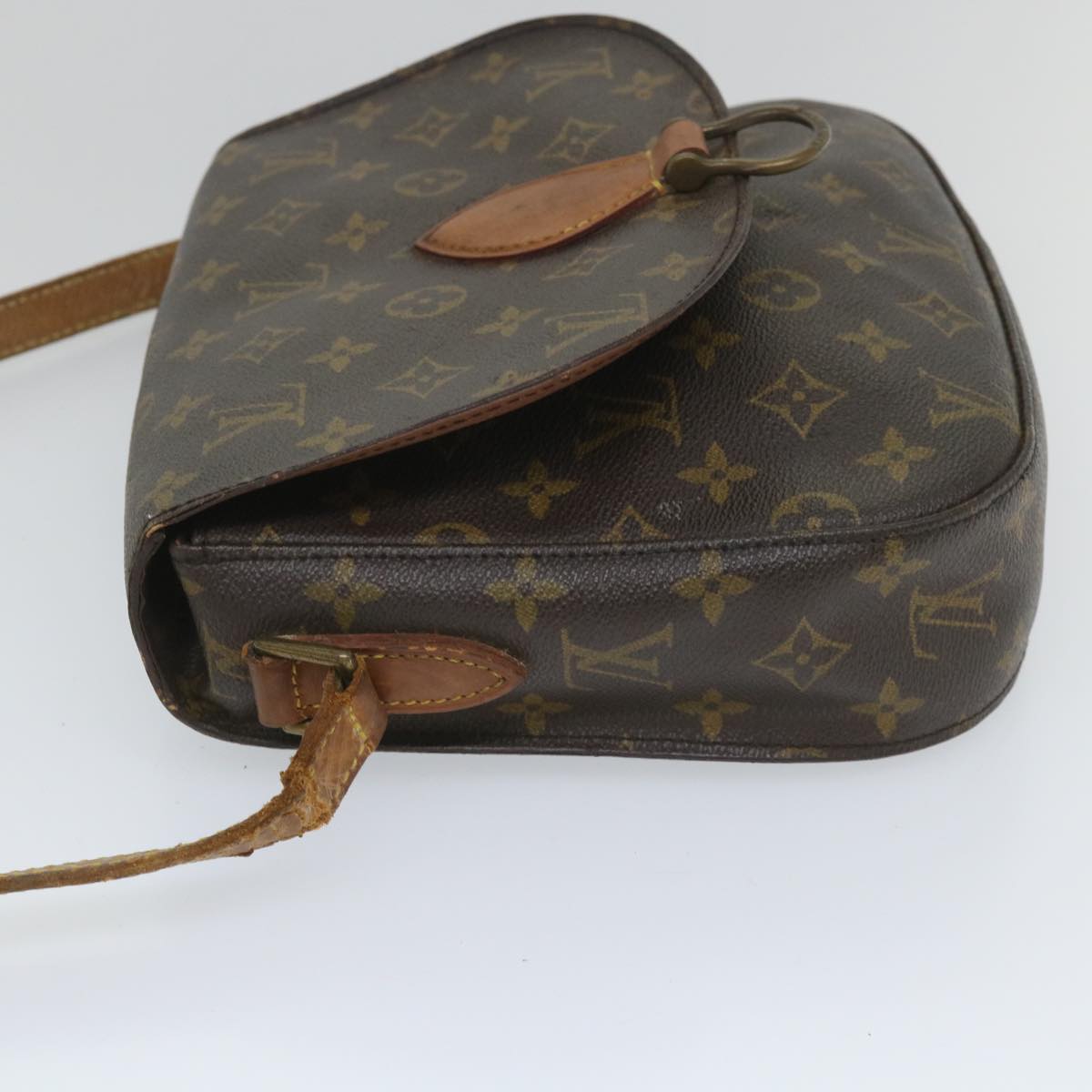 LOUIS VUITTON Monogram Saint Cloud GM Shoulder Bag M51242 LV Auth bs9135