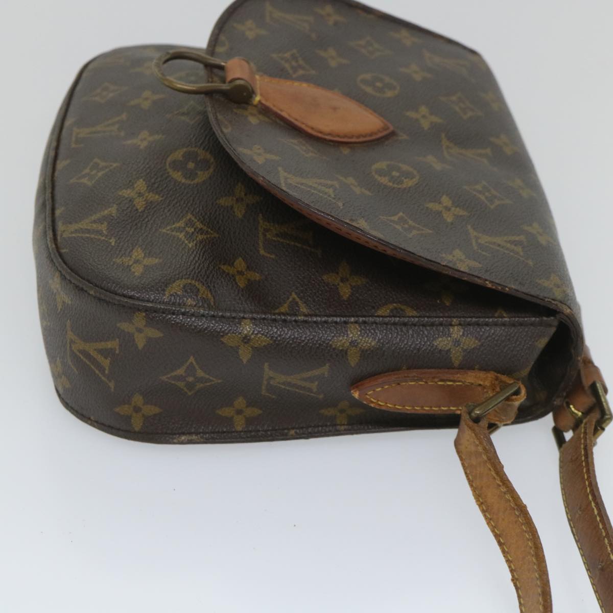 LOUIS VUITTON Monogram Saint Cloud GM Shoulder Bag M51242 LV Auth bs9135