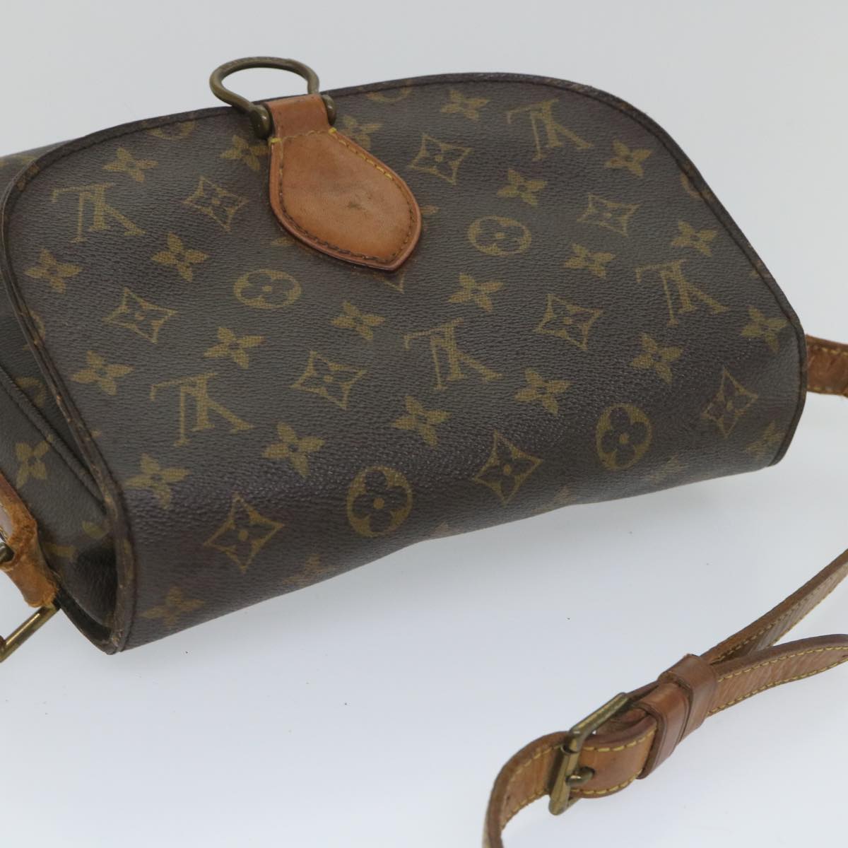 LOUIS VUITTON Monogram Saint Cloud GM Shoulder Bag M51242 LV Auth bs9135