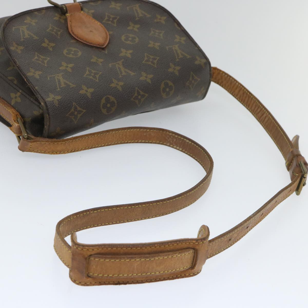 LOUIS VUITTON Monogram Saint Cloud GM Shoulder Bag M51242 LV Auth bs9135