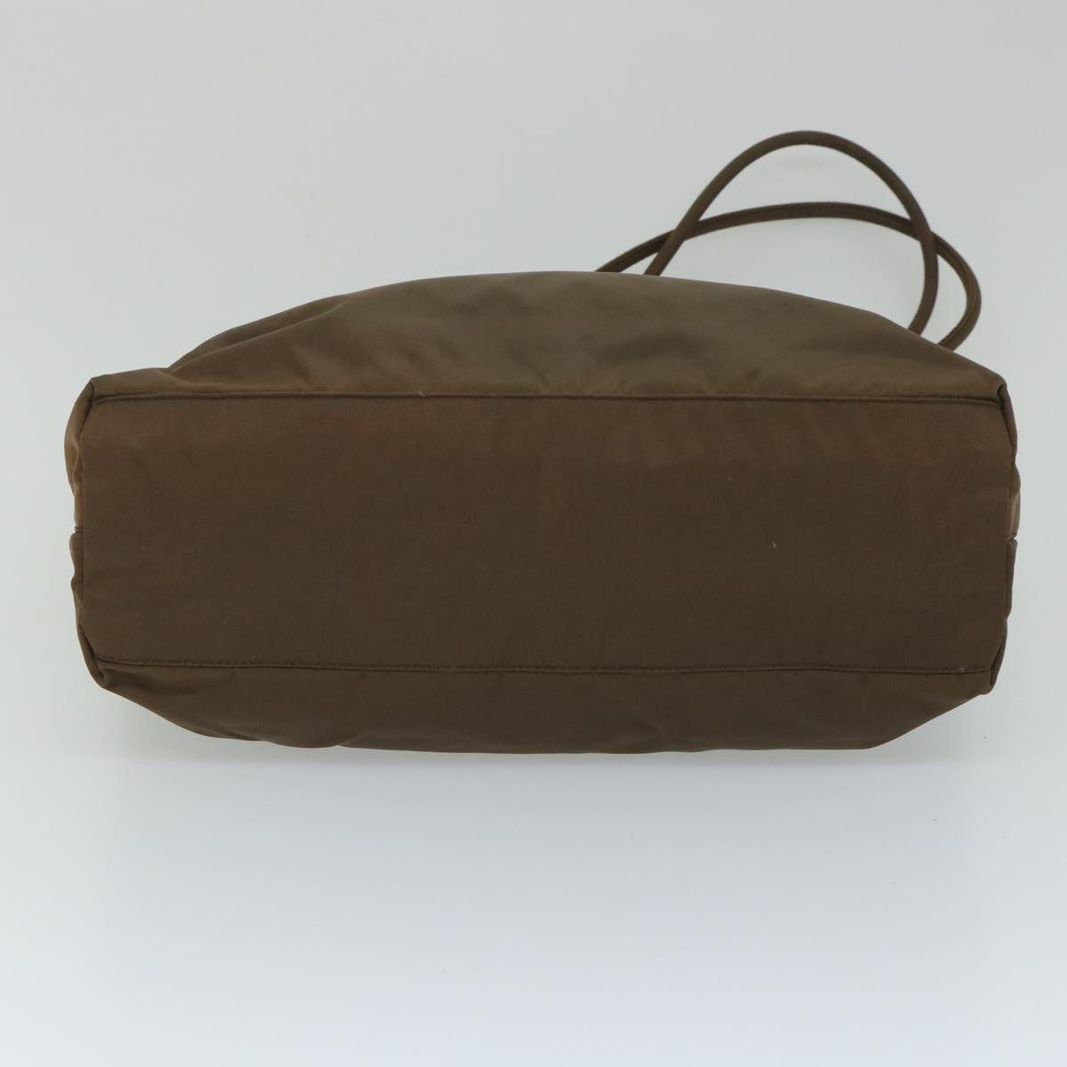 PRADA Shoulder Bag Nylon Brown Auth bs9145