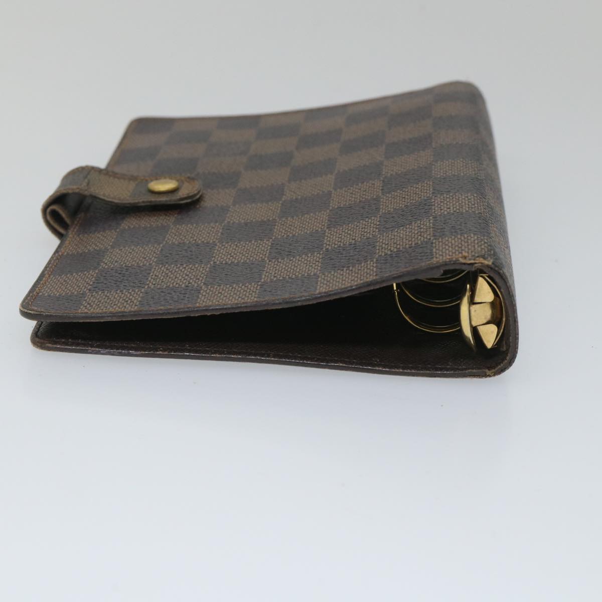 LOUIS VUITTON Damier Ebene Agenda MM Day Planner Cover R20240 LV Auth bs9163