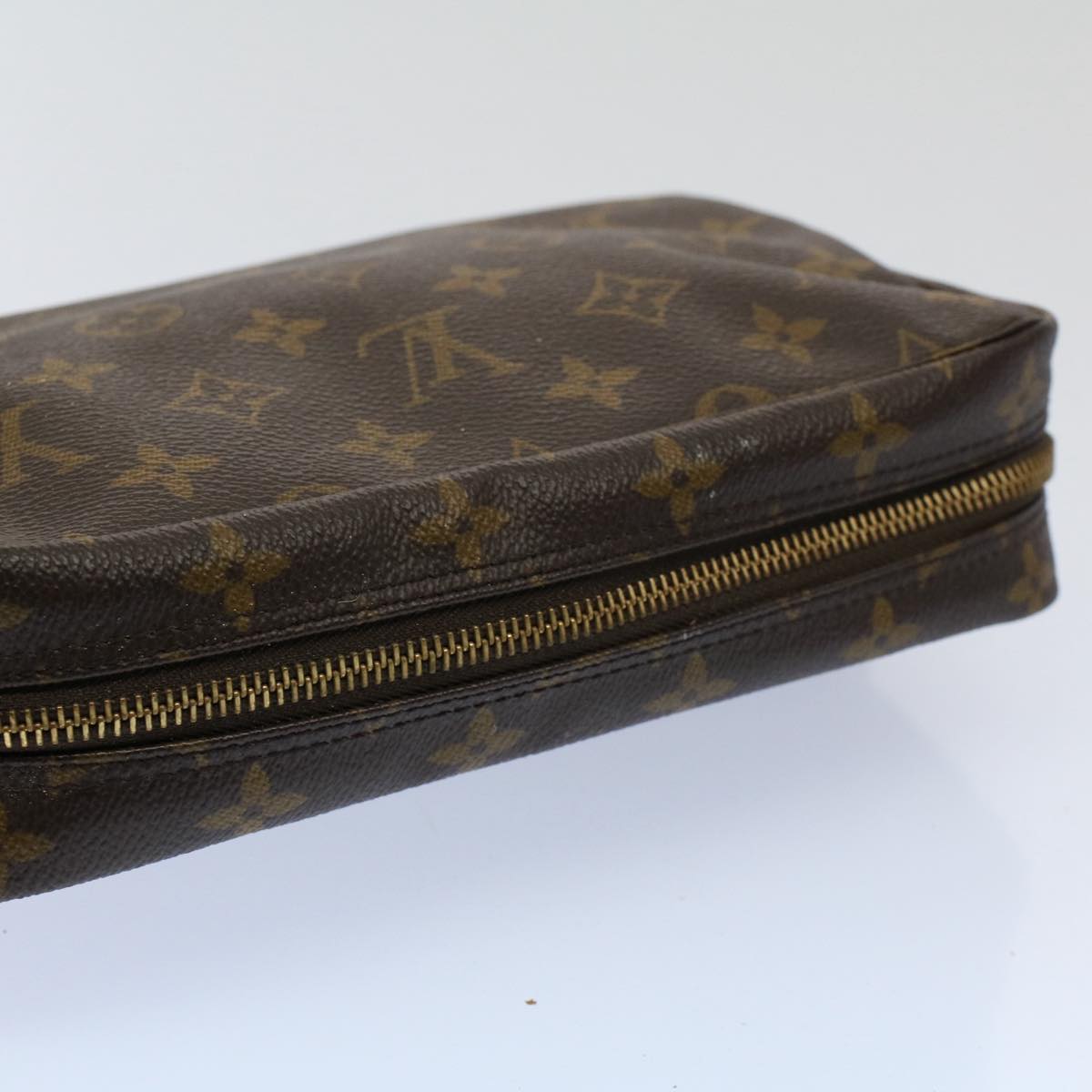 LOUIS VUITTON Monogram Trousse Toilette 23 Clutch Bag M47524 LV Auth bs9184