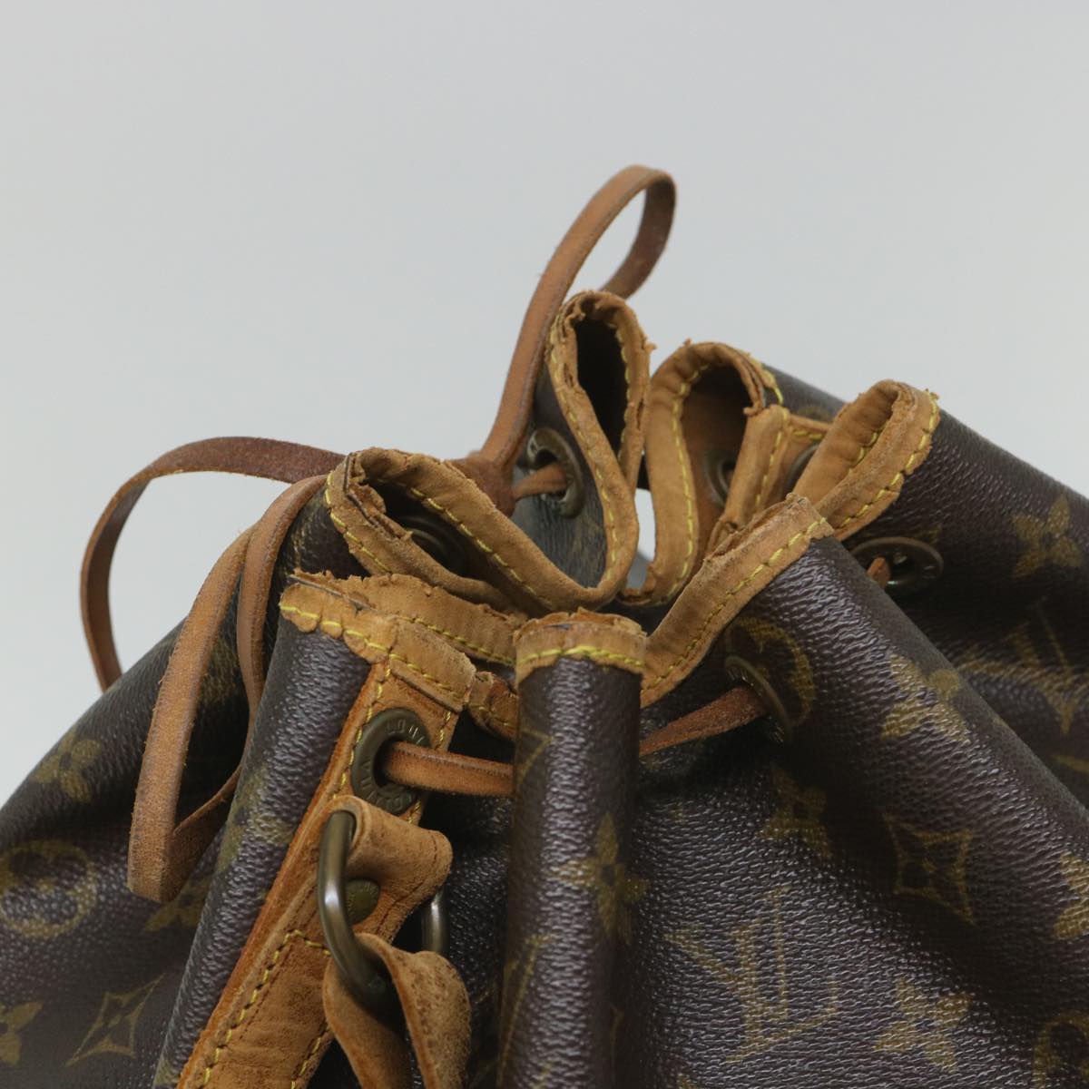 LOUIS VUITTON Monogram Noe Shoulder Bag M42224 LV Auth bs9185