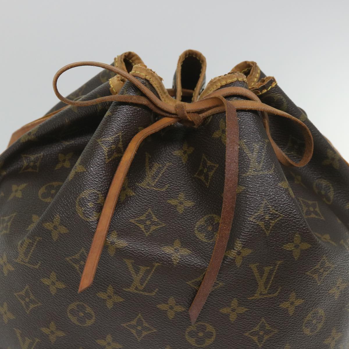 LOUIS VUITTON Monogram Noe Shoulder Bag M42224 LV Auth bs9185