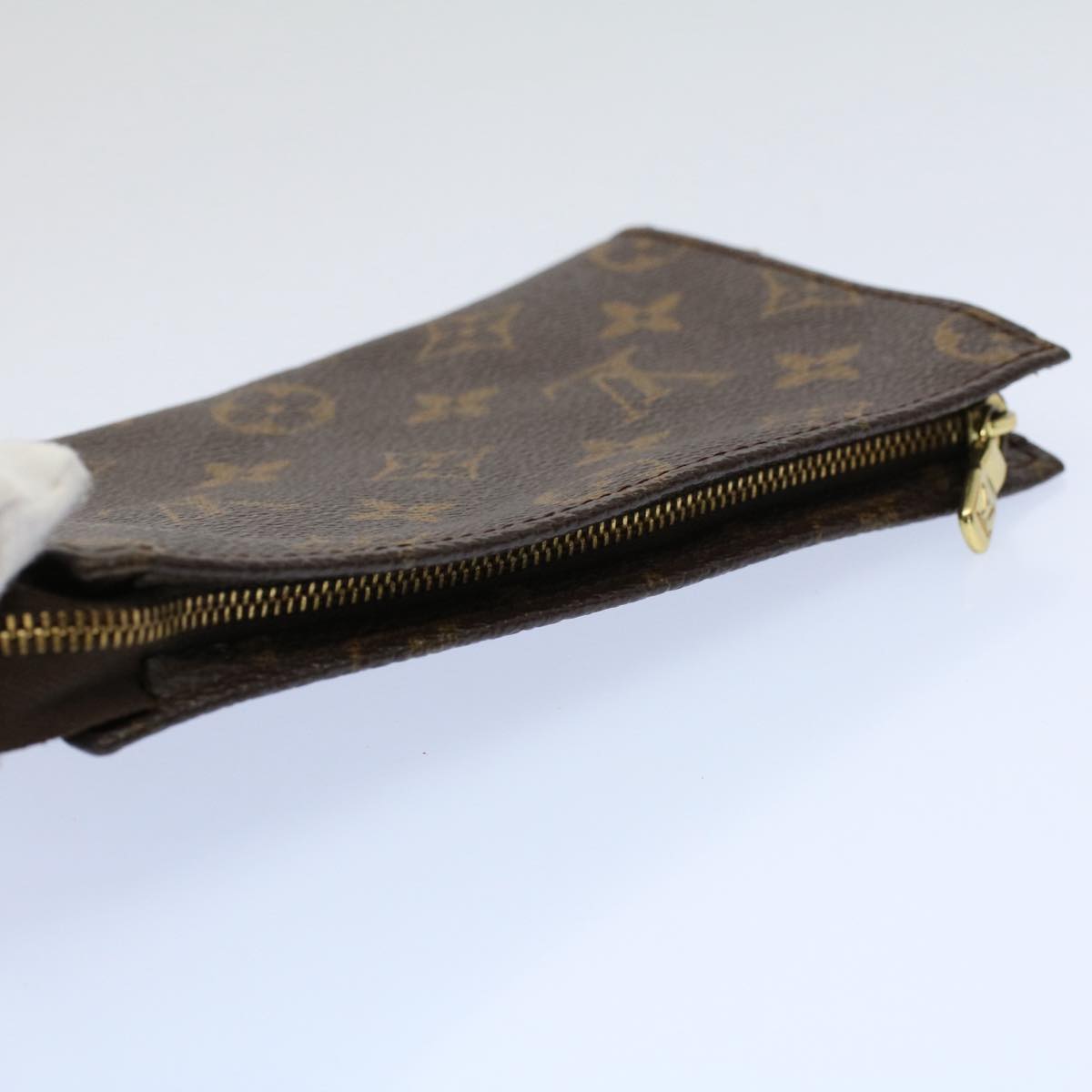 LOUIS VUITTON Monogram Bucket PM Accessory Pouch LV Auth bs9189