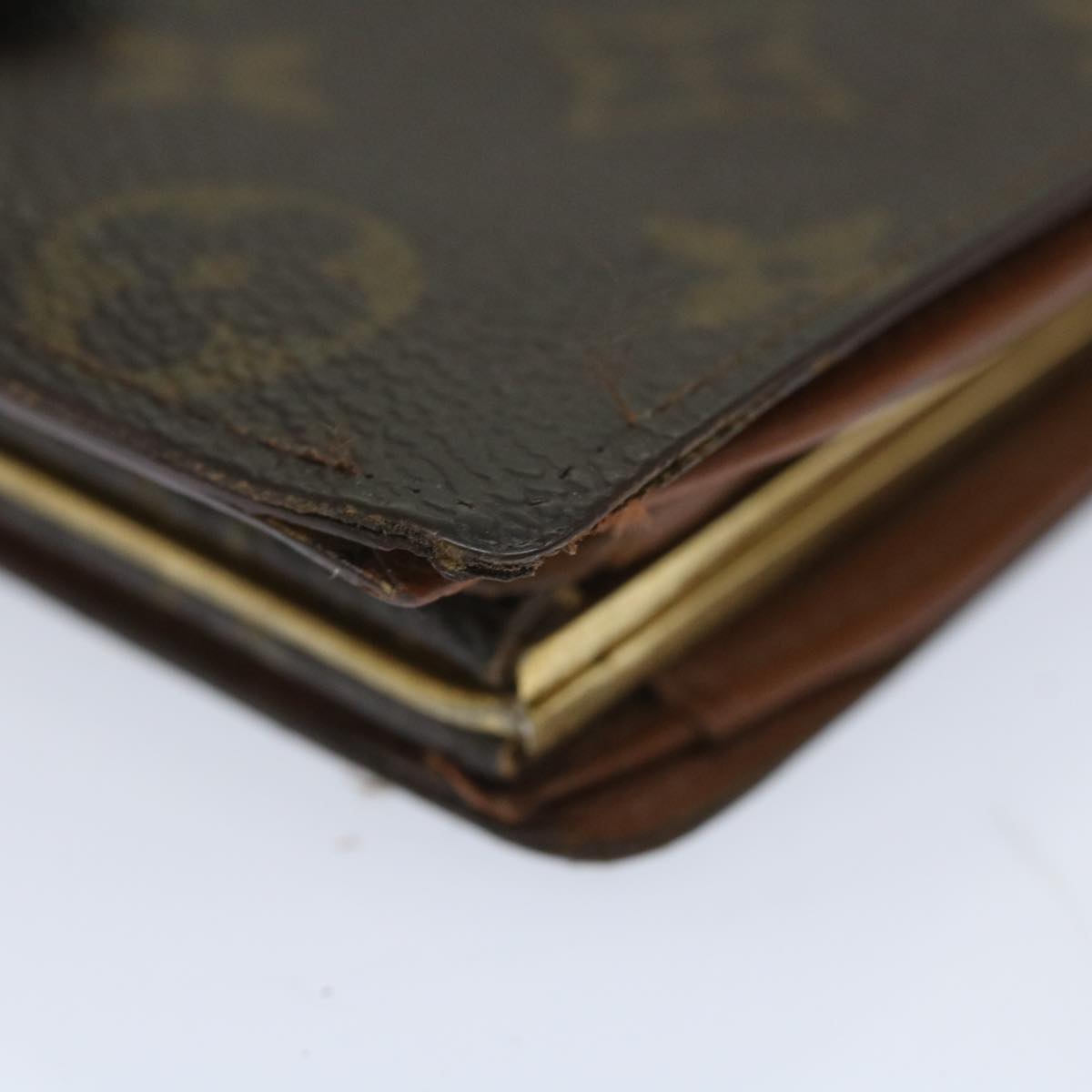 LOUIS VUITTON Monogram Porte Monnaie Billets Viennois Wallet M61663 Auth bs9191