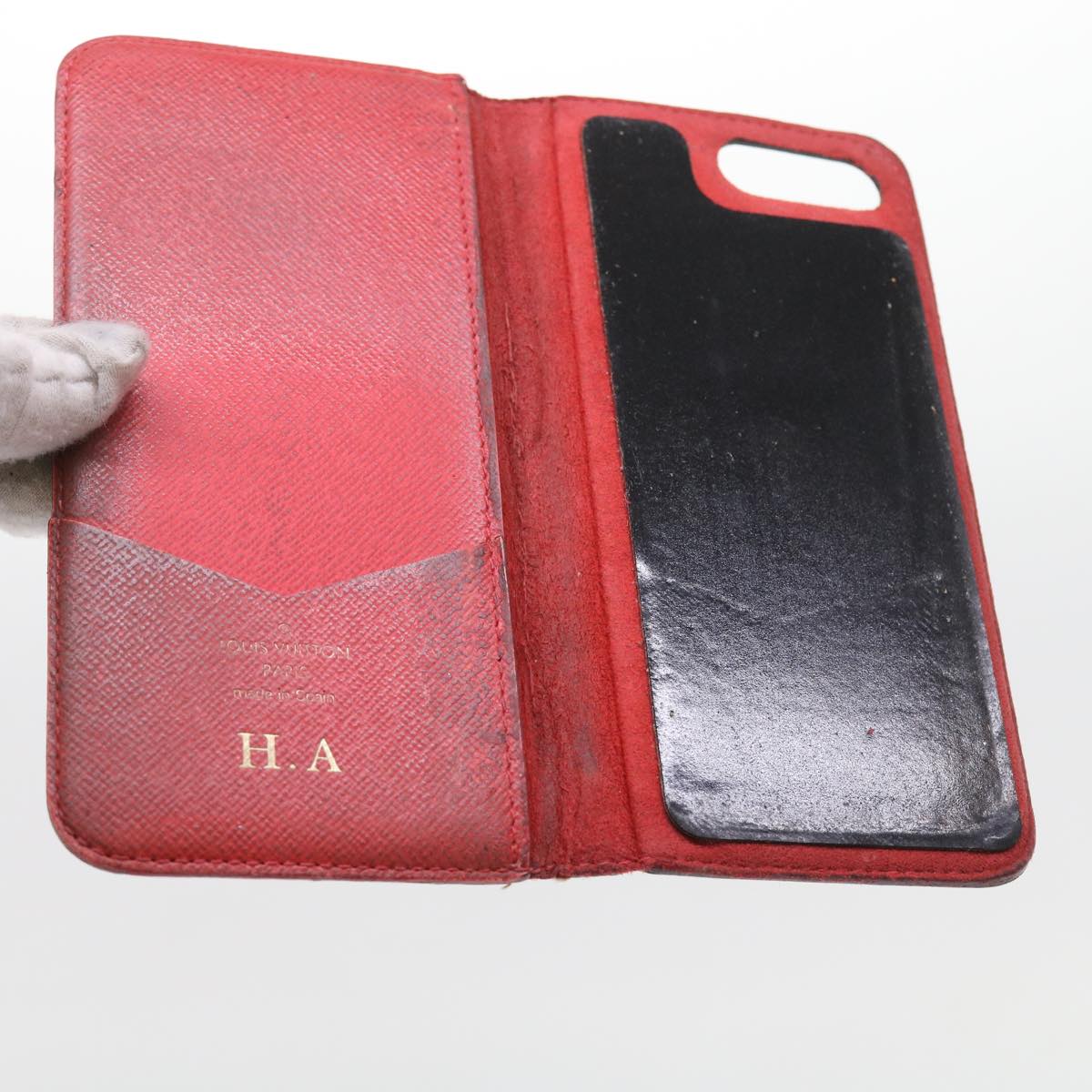 LOUIS VUITTON Monogram i Phone Case Key Case 7Set LV Auth bs9193