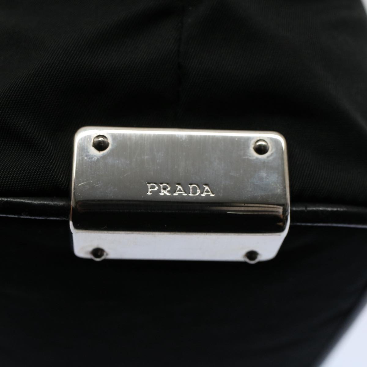 PRADA Accessory Pouch Nylon Black Auth bs9218