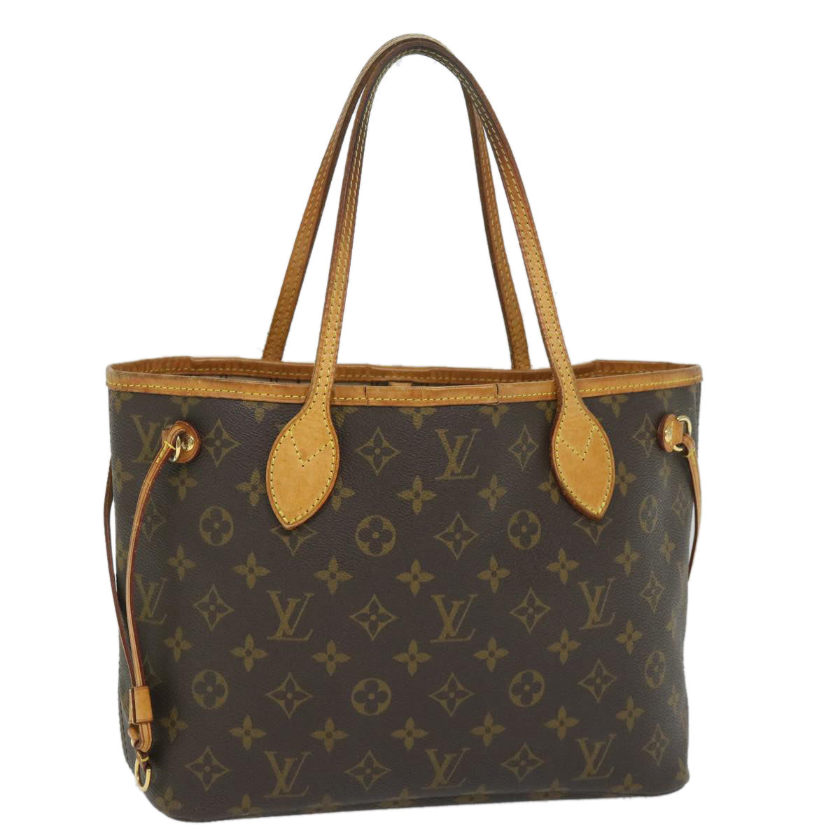 LOUIS VUITTON Monogram Neverfull PM Tote Bag M40155 LV Auth bs9224