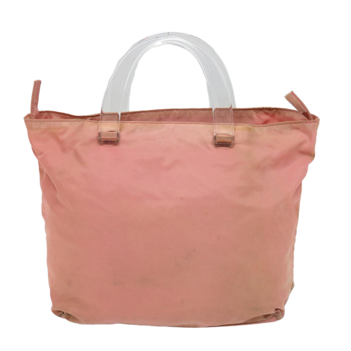 PRADA Hand Bag Nylon Pink Auth bs9237 - 0