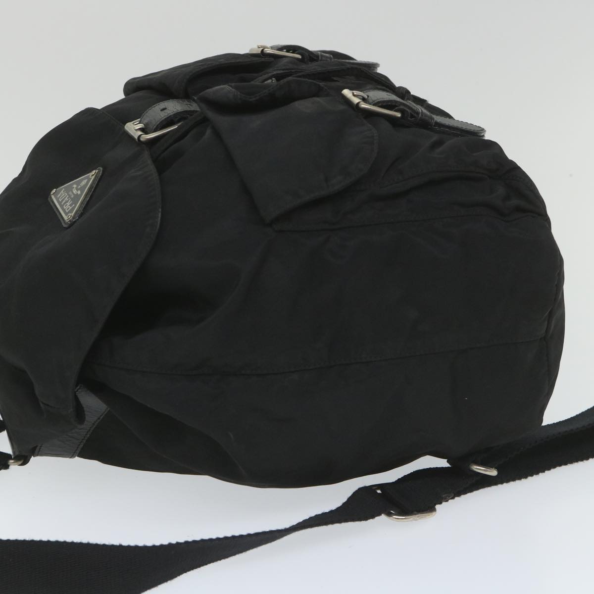 PRADA Backpack Nylon Black Auth bs9240