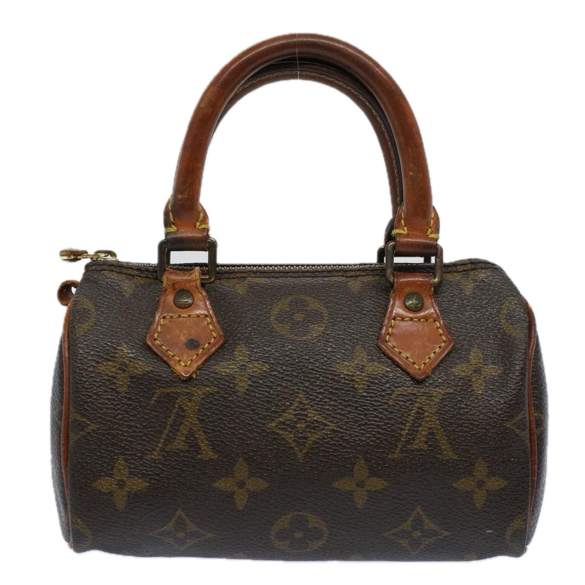 LOUIS VUITTON Monogram Mini Speedy Hand Bag M41534 LV Auth bs9245 - 0