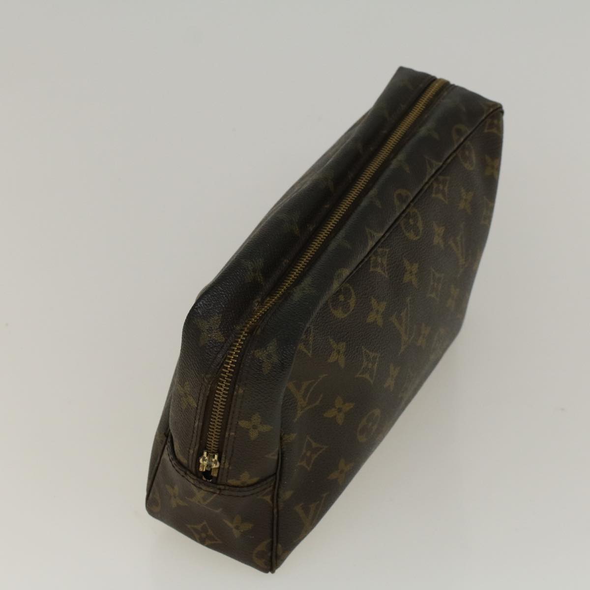 LOUIS VUITTON Monogram Trousse Toilette 28 Clutch Bag M47522 LV Auth bs9248