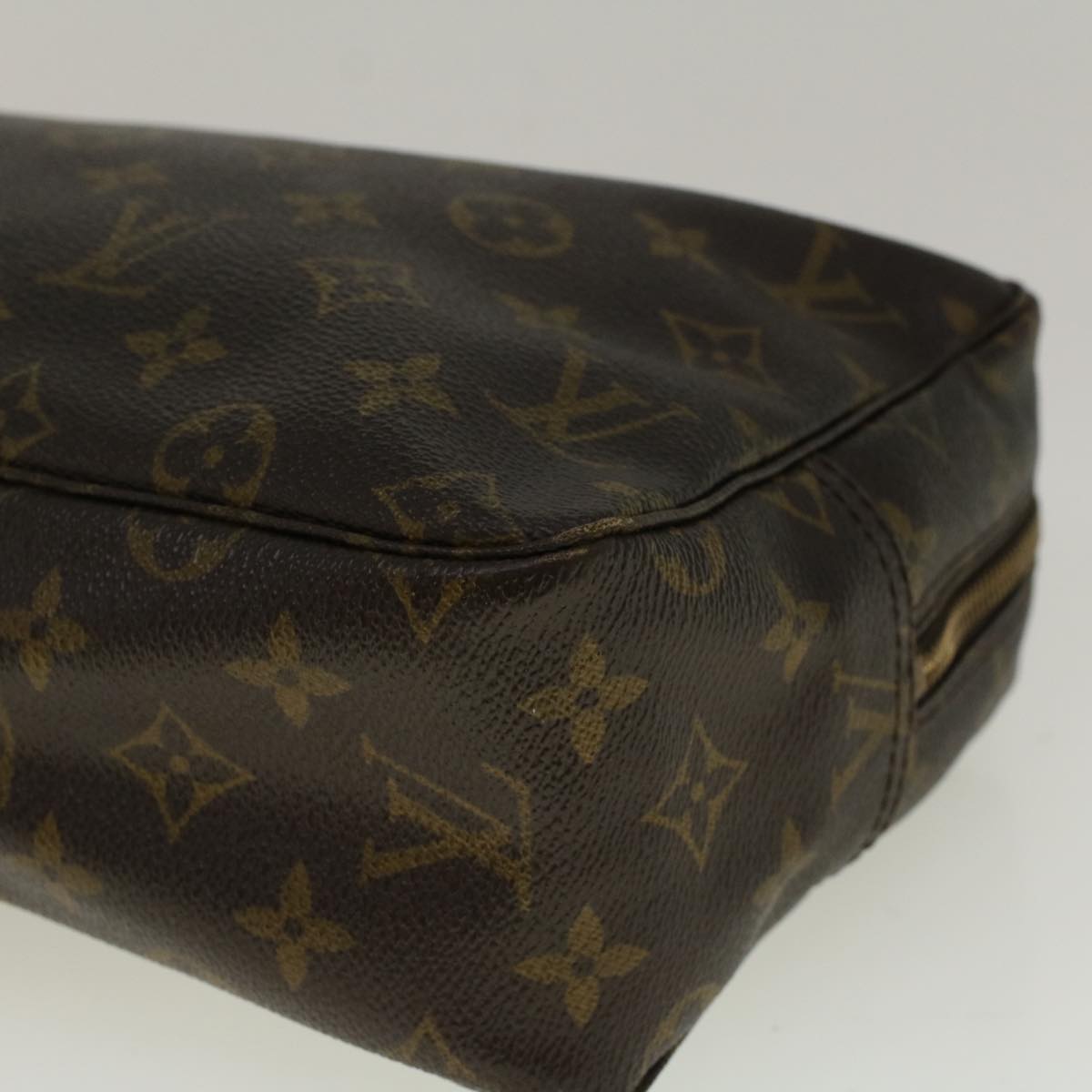 LOUIS VUITTON Monogram Trousse Toilette 28 Clutch Bag M47522 LV Auth bs9248