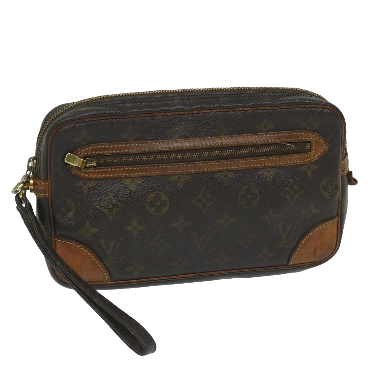 LOUIS VUITTON Monogram Marly Dragonne GM Clutch Bag M51825 LV Auth bs9251