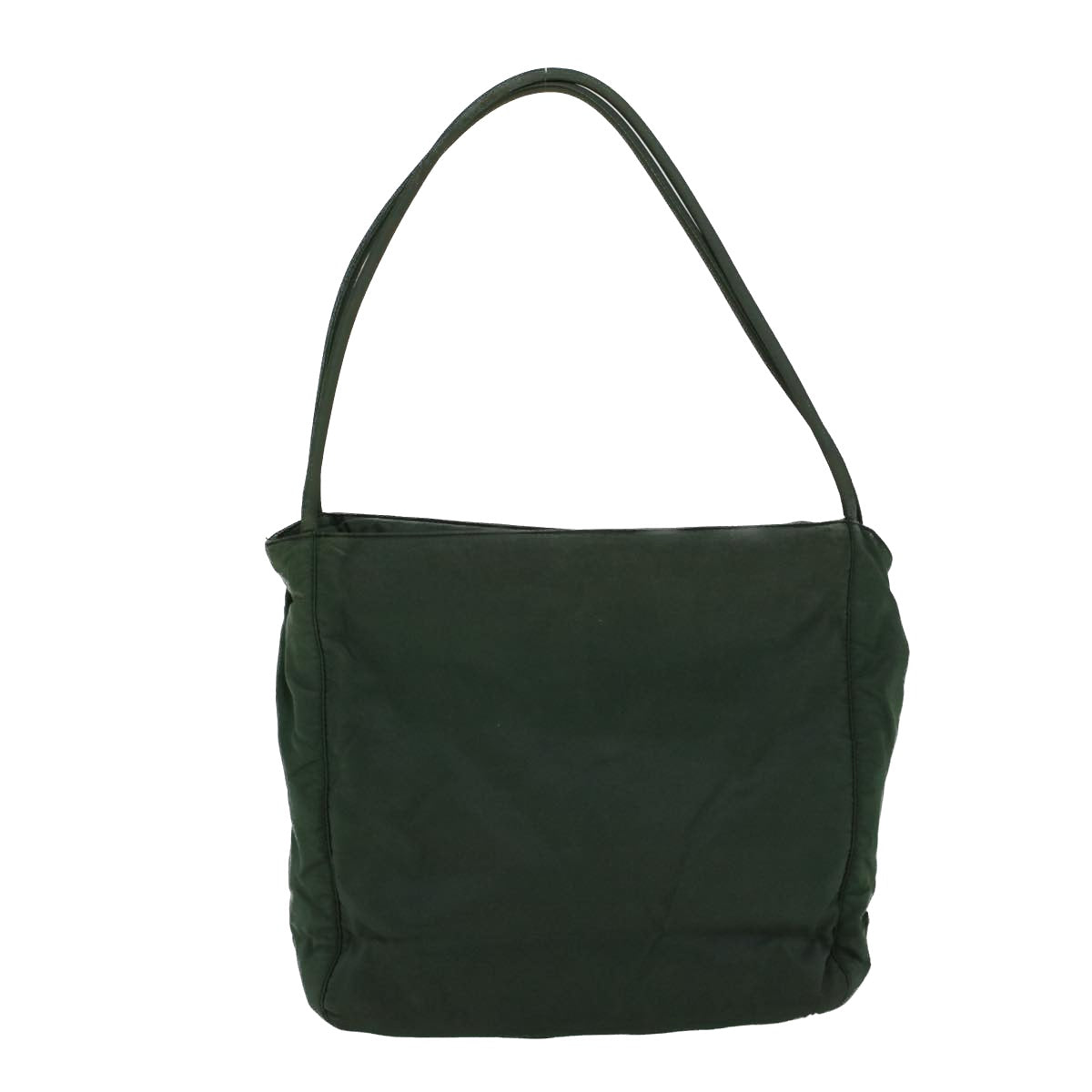 PRADA Shoulder Bag Nylon Green Auth bs9257