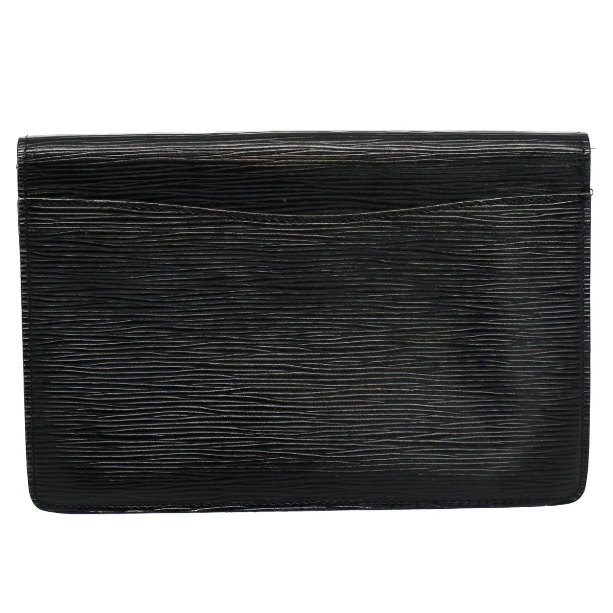 LOUIS VUITTON Epi Montaigne 23 Clutch Bag Black M52662 LV Auth bs9285 - 0