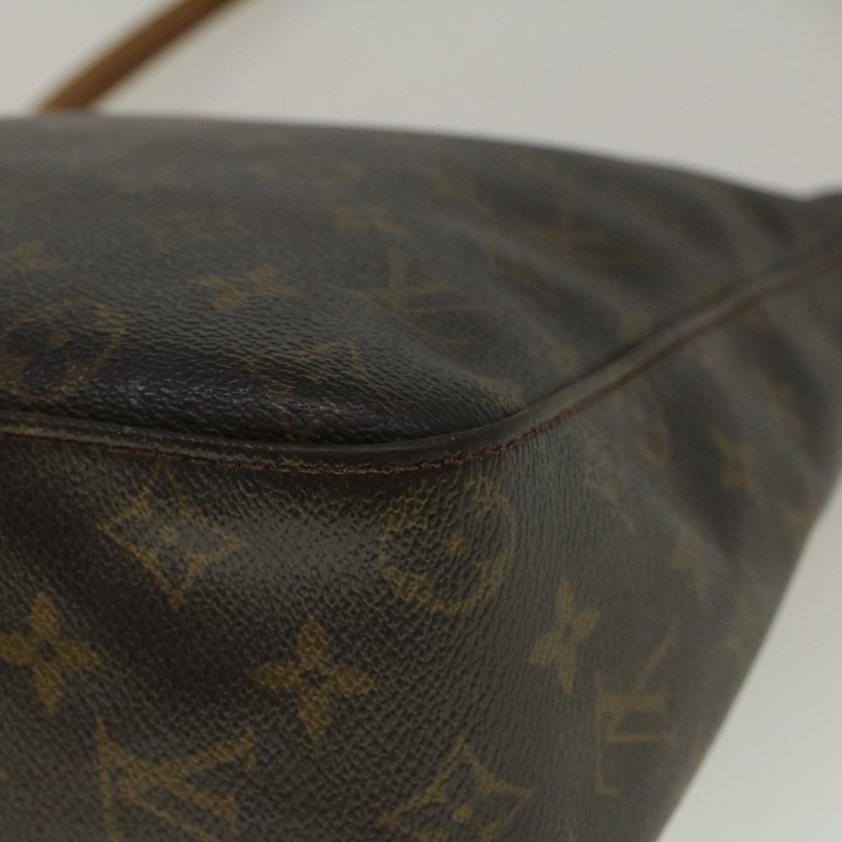 LOUIS VUITTON Monogram Looping GM Shoulder Bag M51145 LV Auth bs9296