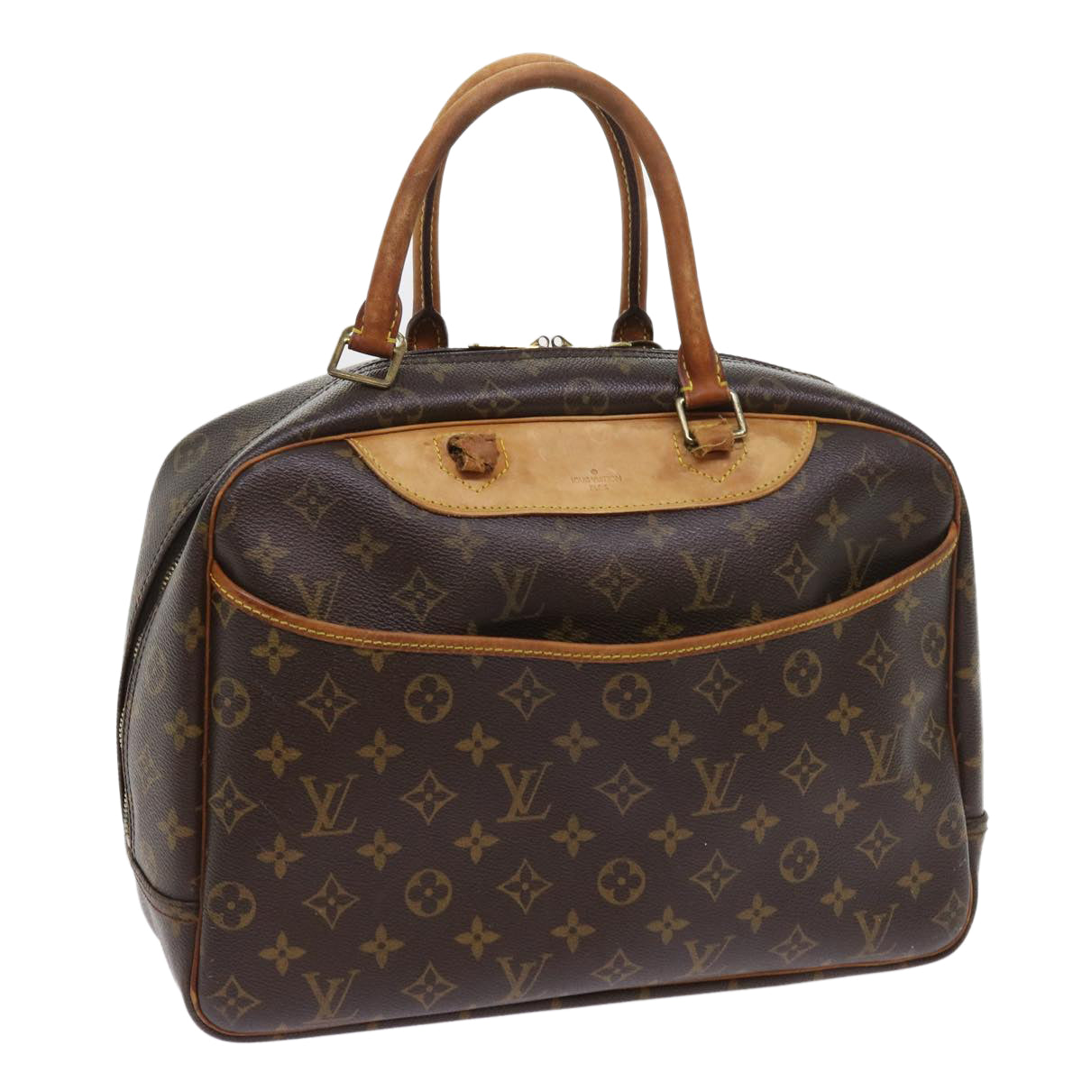 LOUIS VUITTON Monogram Deauville Hand Bag M47270 LV Auth bs9298