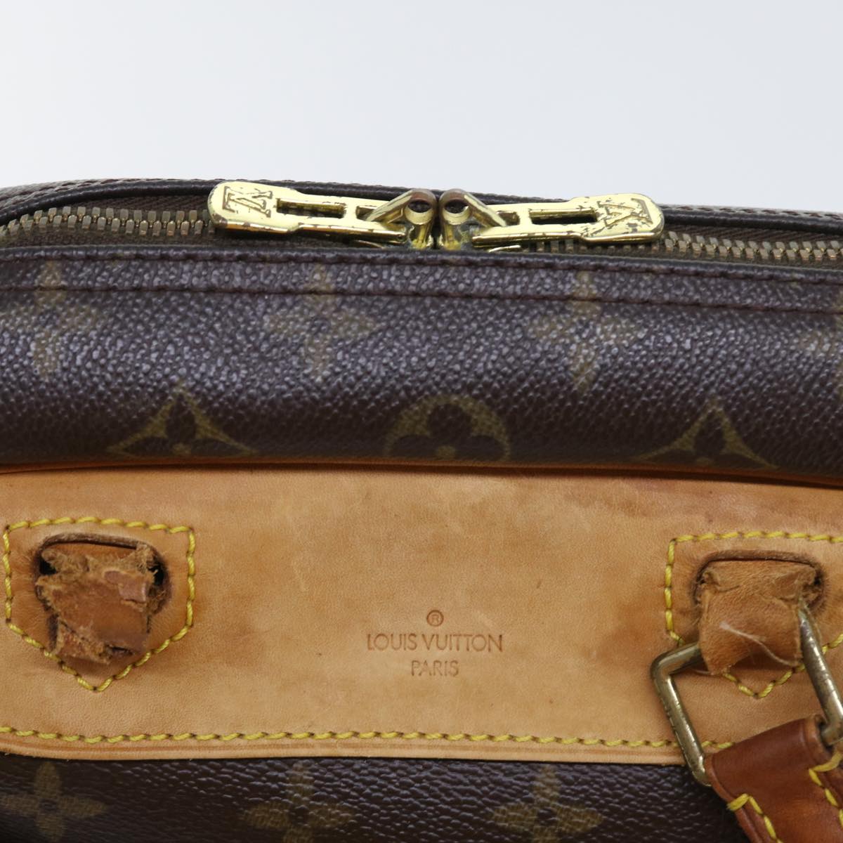 LOUIS VUITTON Monogram Deauville Hand Bag M47270 LV Auth bs9298