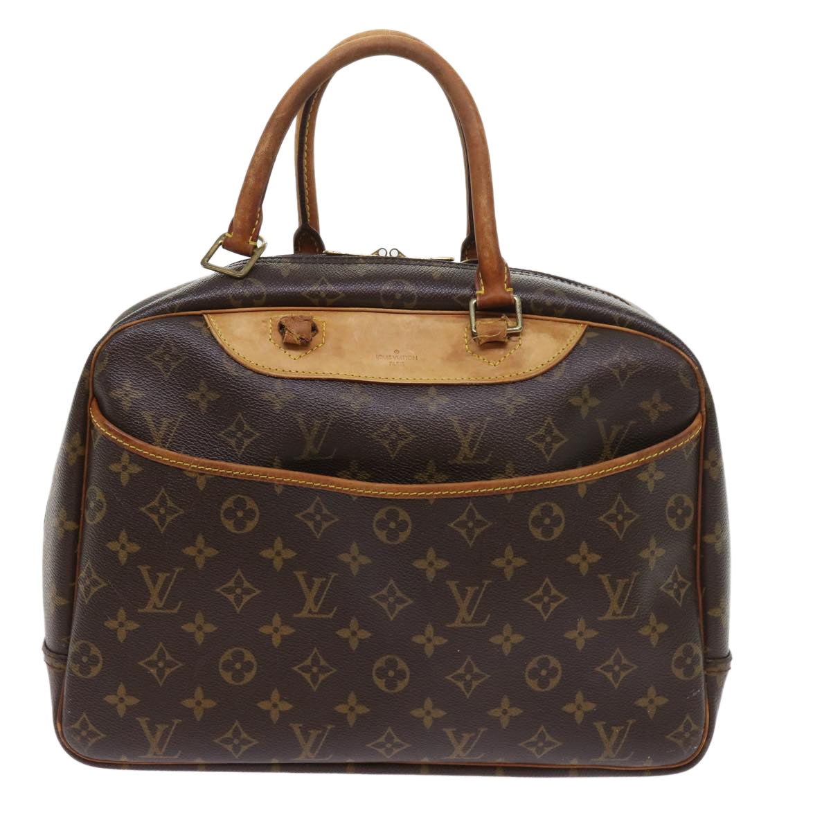 LOUIS VUITTON Monogram Deauville Hand Bag M47270 LV Auth bs9298