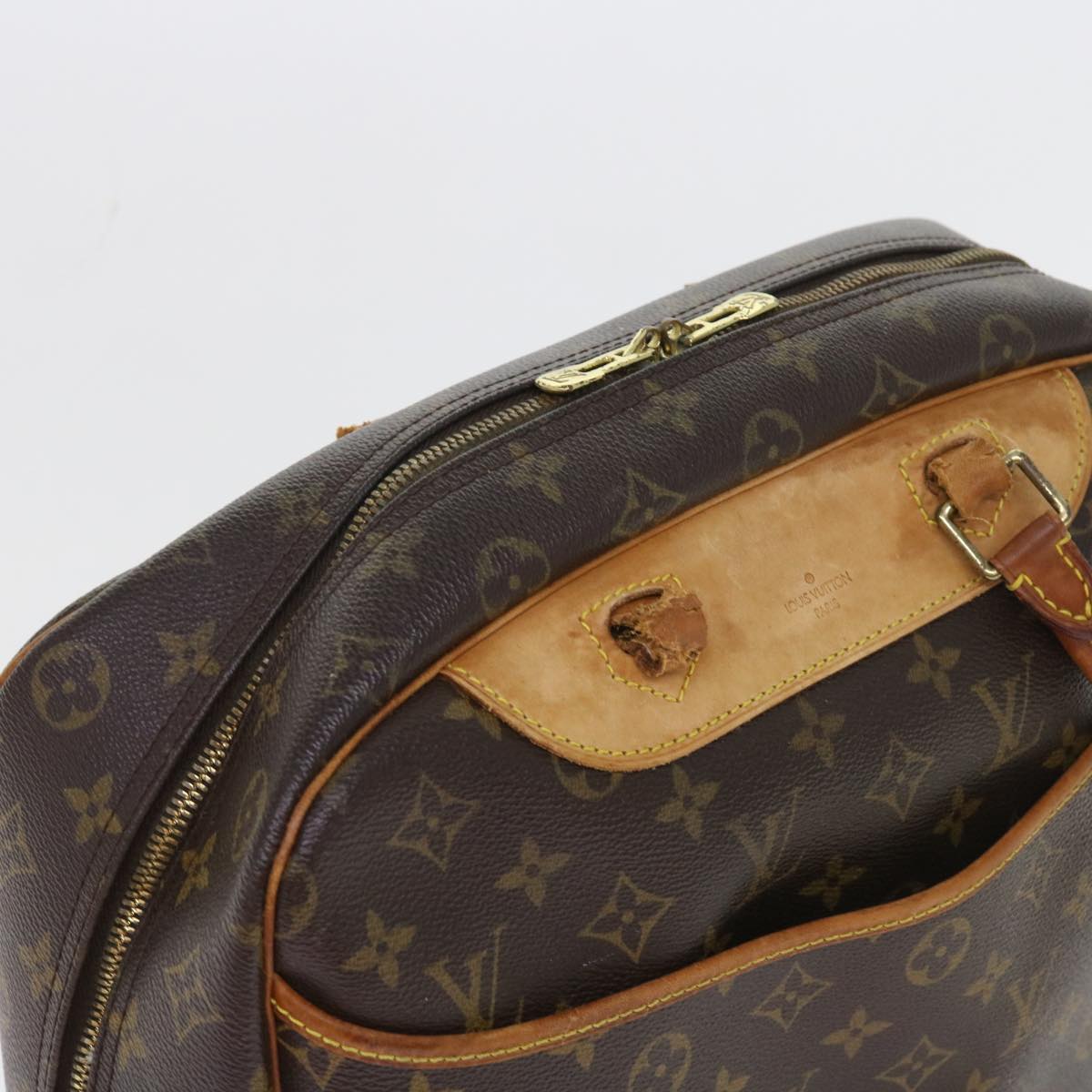 LOUIS VUITTON Monogram Deauville Hand Bag M47270 LV Auth bs9298