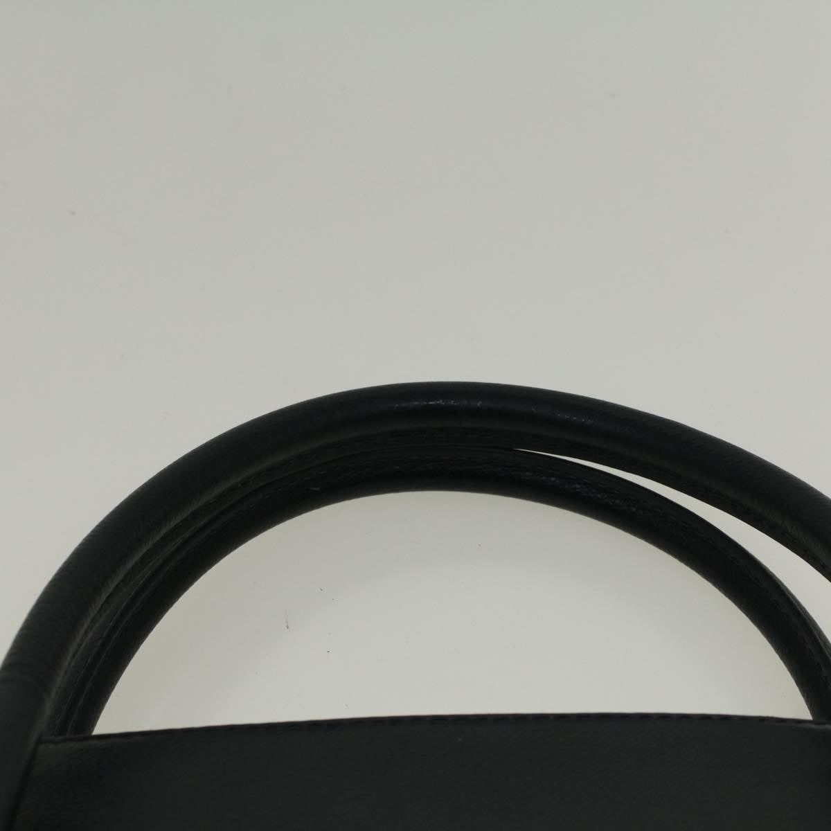 CELINE Hand Bag Leather Navy Auth bs9343