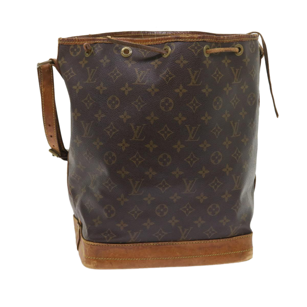 LOUIS VUITTON Monogram Noe Shoulder Bag M42224 LV Auth bs9349