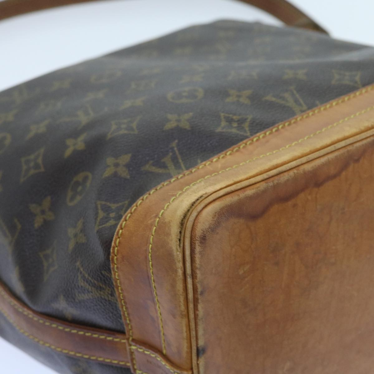 LOUIS VUITTON Monogram Noe Shoulder Bag M42224 LV Auth bs9349