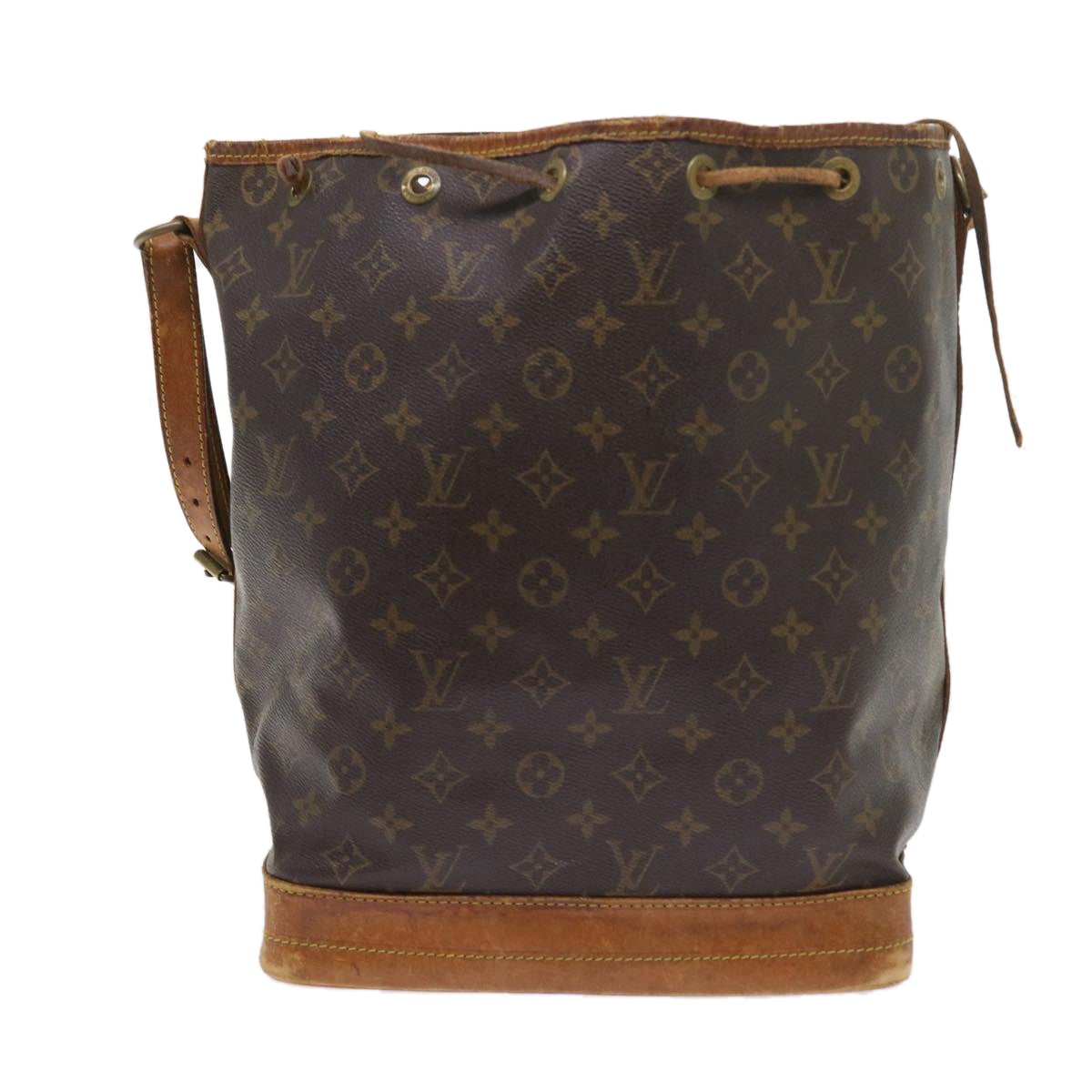 LOUIS VUITTON Monogram Noe Shoulder Bag M42224 LV Auth bs9349