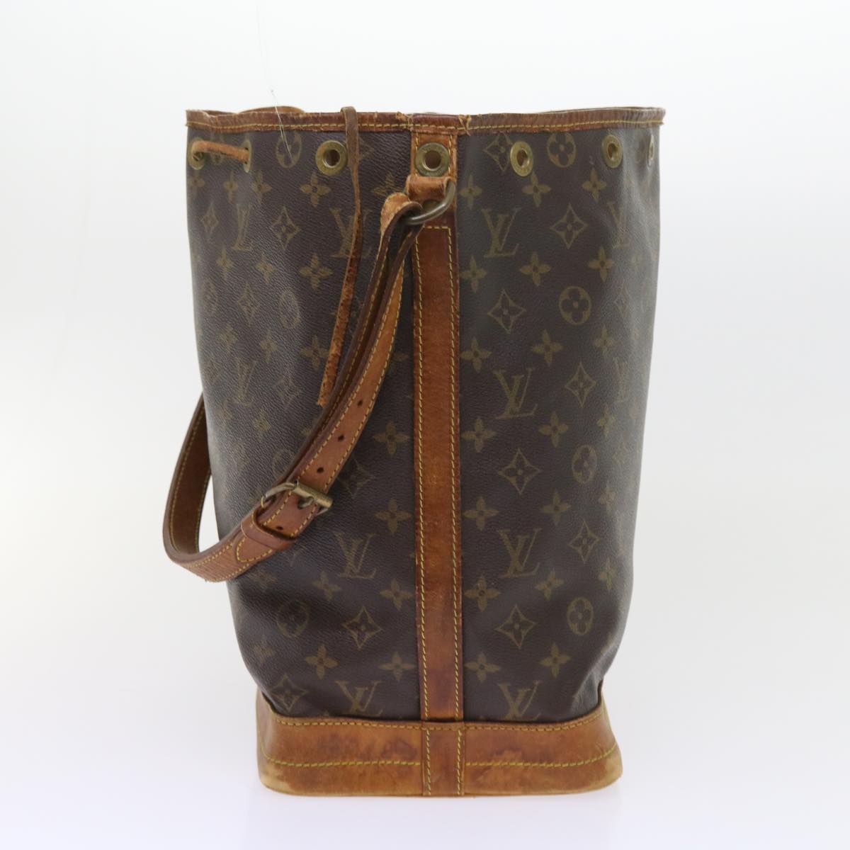 LOUIS VUITTON Monogram Noe Shoulder Bag M42224 LV Auth bs9349